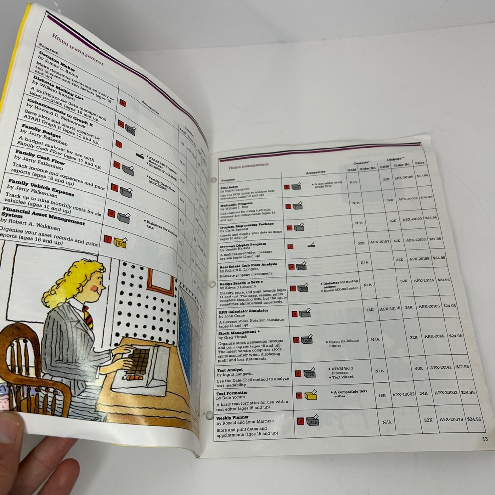 Atari Program Exchange Spring 1983 Software Catalog APX