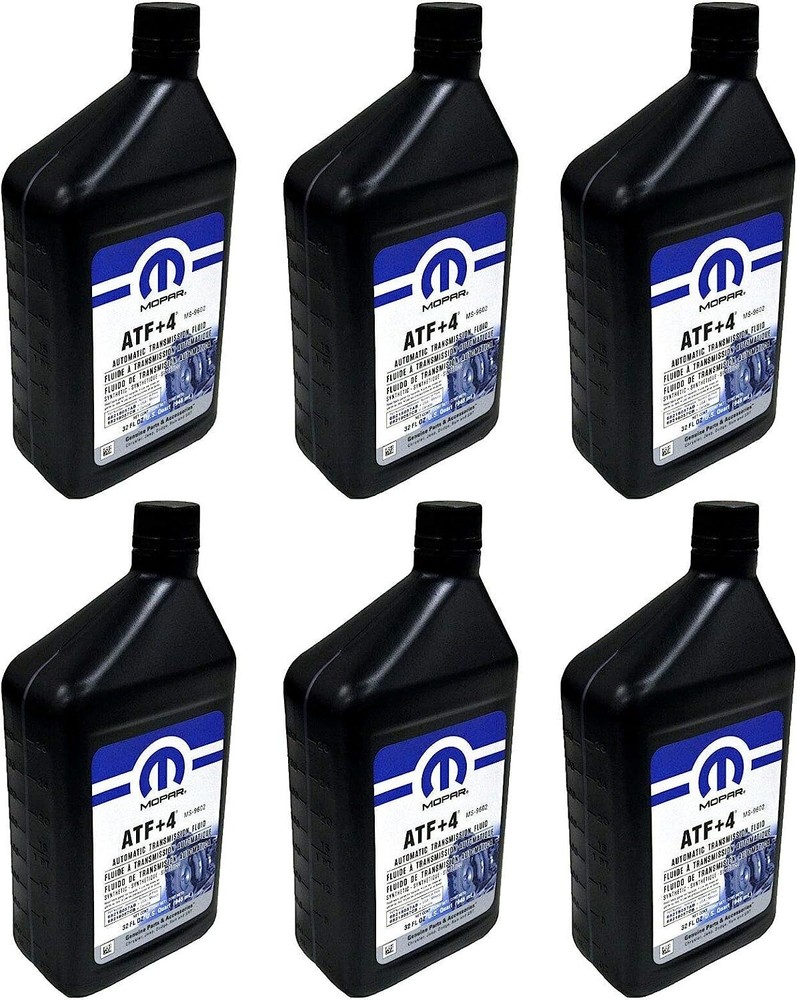 6 Pack Automatic Transmission Fluid Mopar ATF+4 1 Quart