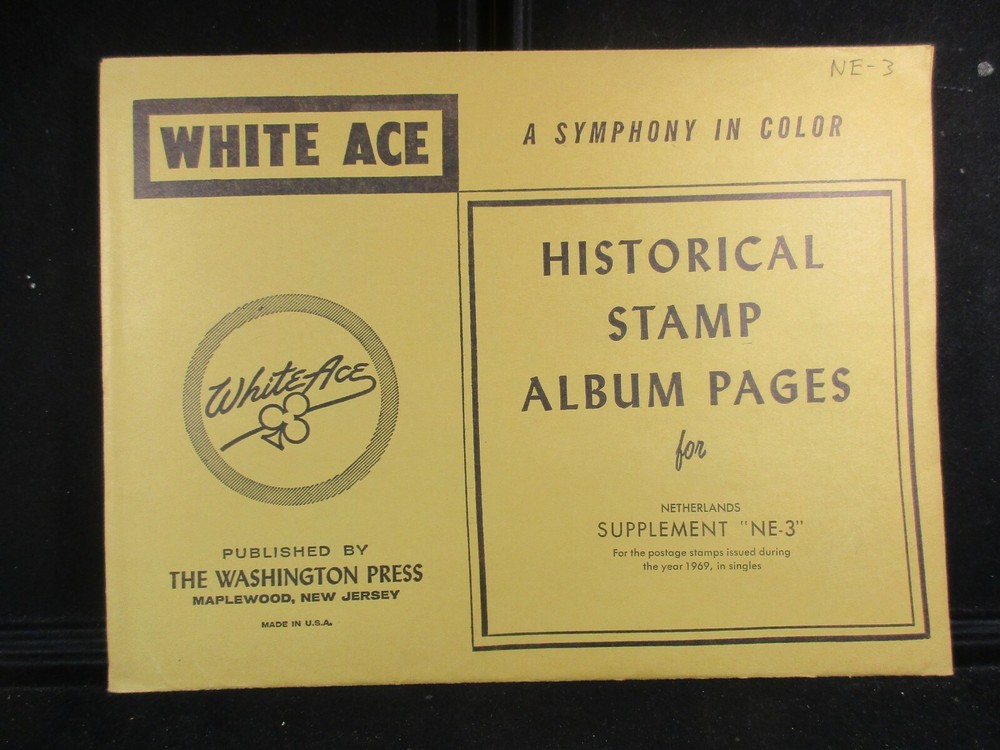 "WHITEACE" NETHERLANDS SUPPLEMENT "NE-3" 1969 SINGLES W/FREE SHP.