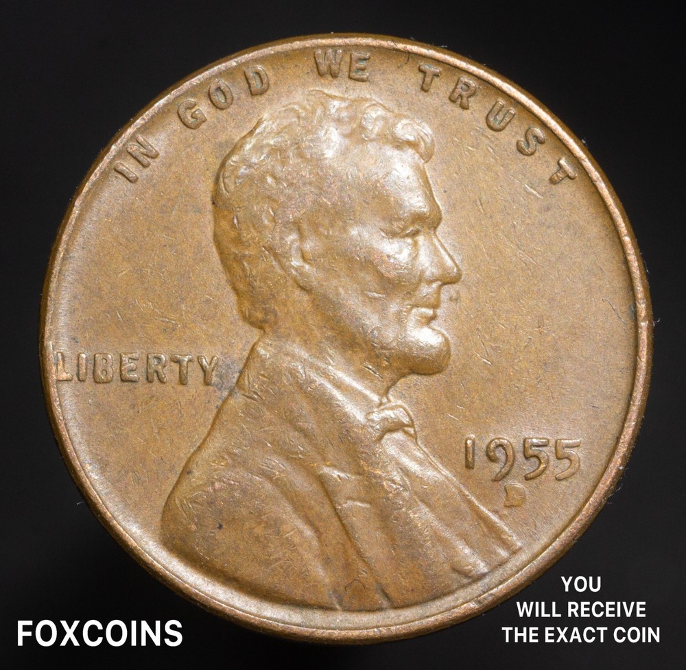 1955-D ERROR - WEAKLY/FILLED MINT MARK ERROR NICE!!!! A Mint Mark Error