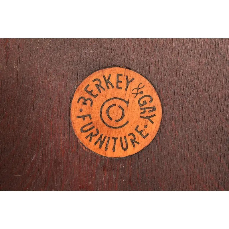 Berkey & Gay Antique Victorian Mahogany Triple Bookcase or, Circa 1890s