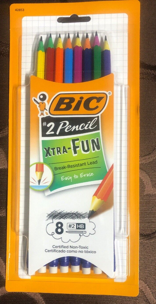Bic Xtra Fun Ultra Solid Break Resistant #2 Pencils (8 Count)