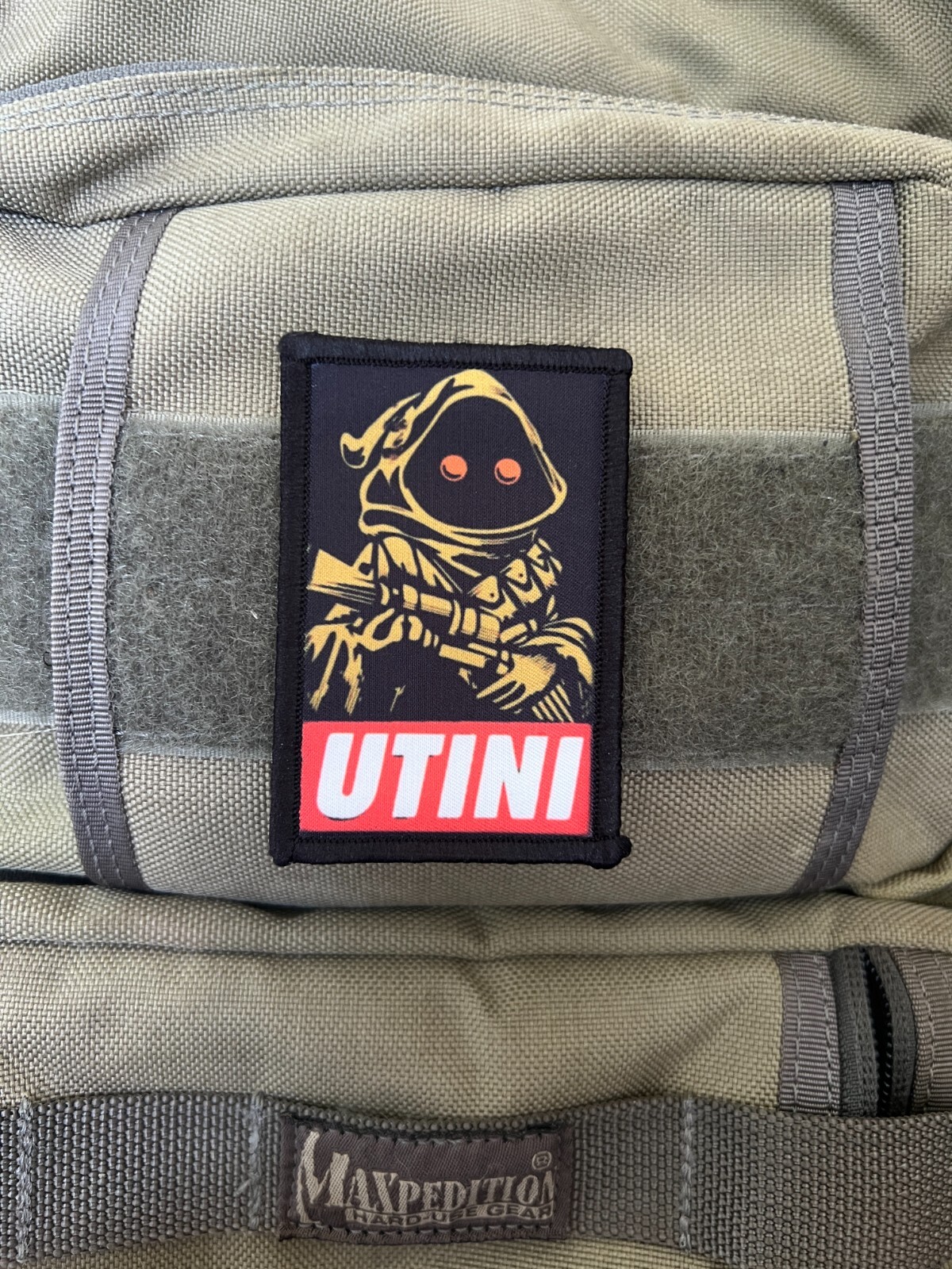 Jawa "Utini" Funny Star Wars Morale Patch