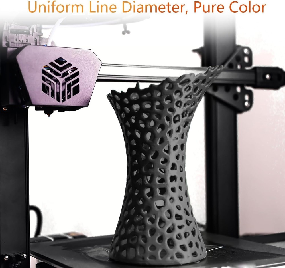 3D Printer Filament PLA Bundle 1.75mm Multicolor Matte or Silk Finish, Dimens...