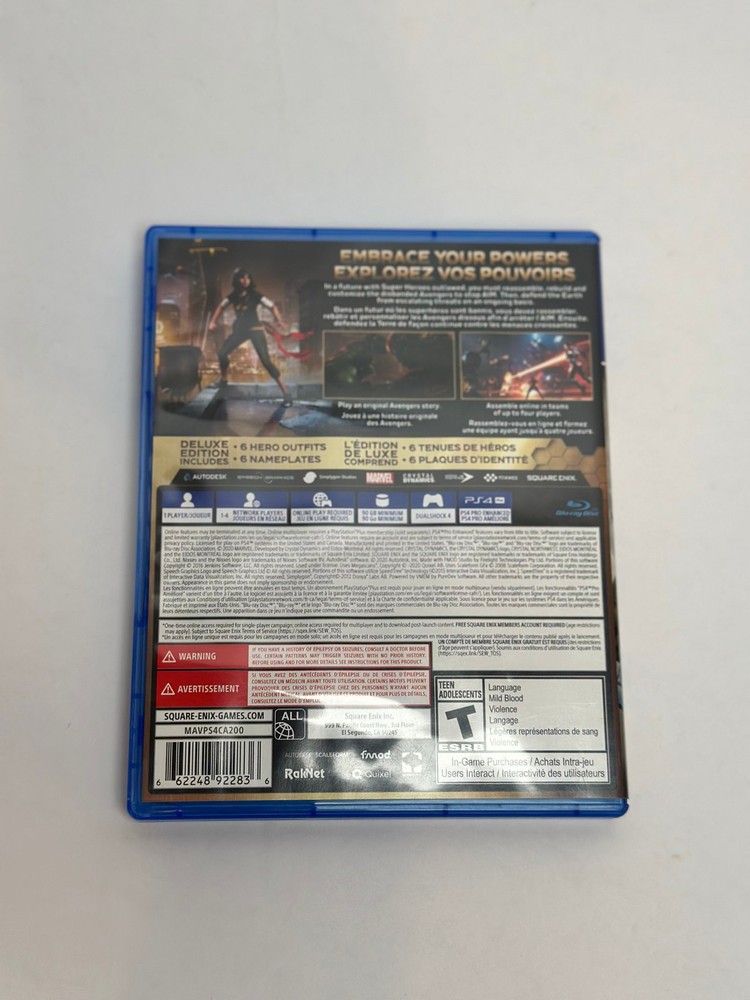 Marvel Avengers - Playstation 4