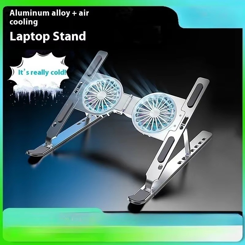 Adjustable Aluminum Laptop Stand Foldable Cooling Riser for MacBook Samsung Dell