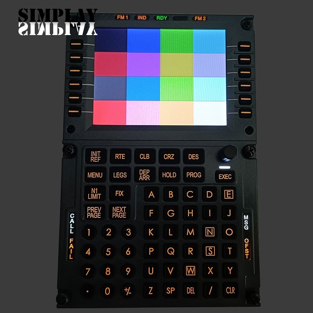 Autopilot Simulation Flight Game Peripherals Parts For Qcdu V2 Boeing B737