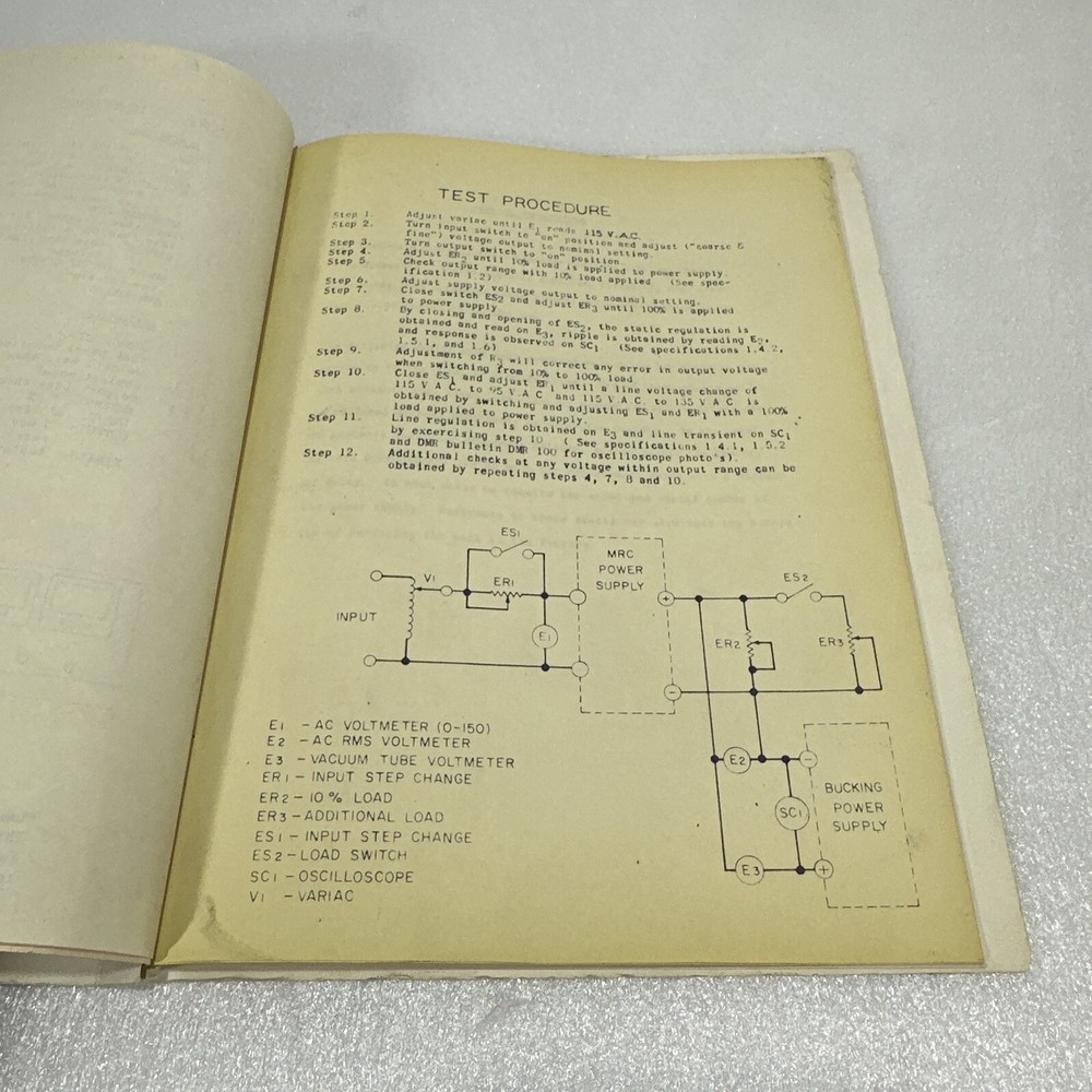 Stablvolt Model DMR 28-5 DC Power Supply Instruction Manual