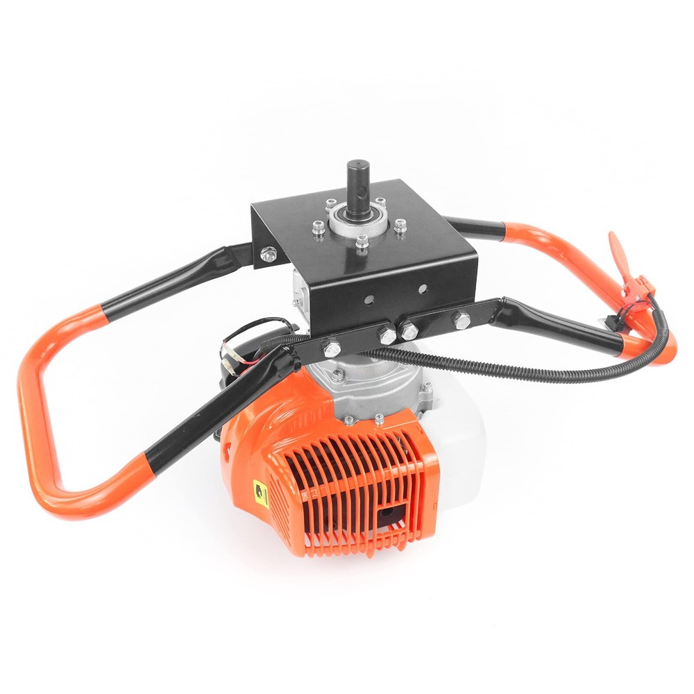 52cc Gas Powered Post Hole Digger with 4" 6" 8" Earth Auger Digging Engine