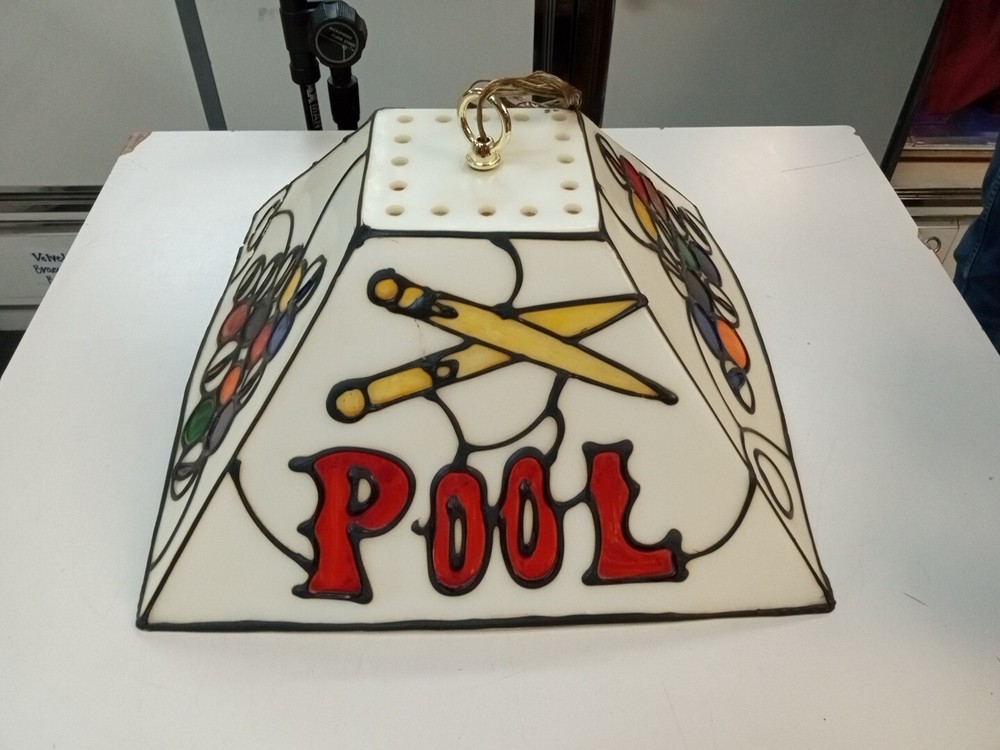 OLD Vintage Pool Table Light LOOK BILLIARDS