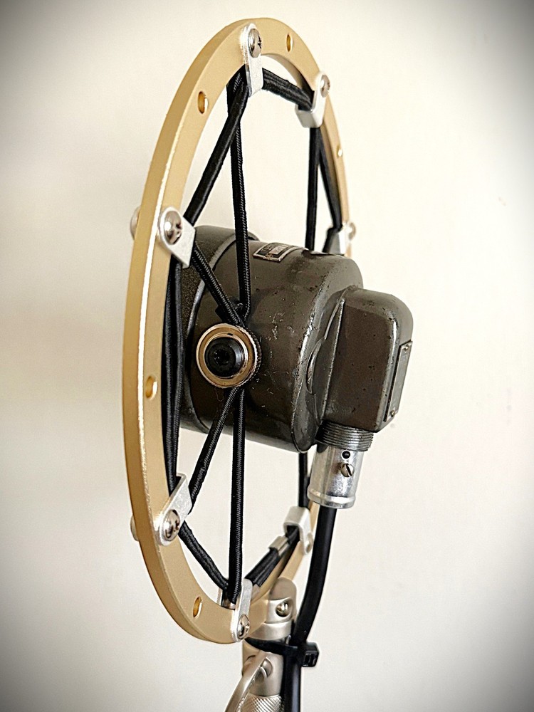 Vintage 1950's Turner U9S Ring-Mounted Dynamic Microphone-working great!