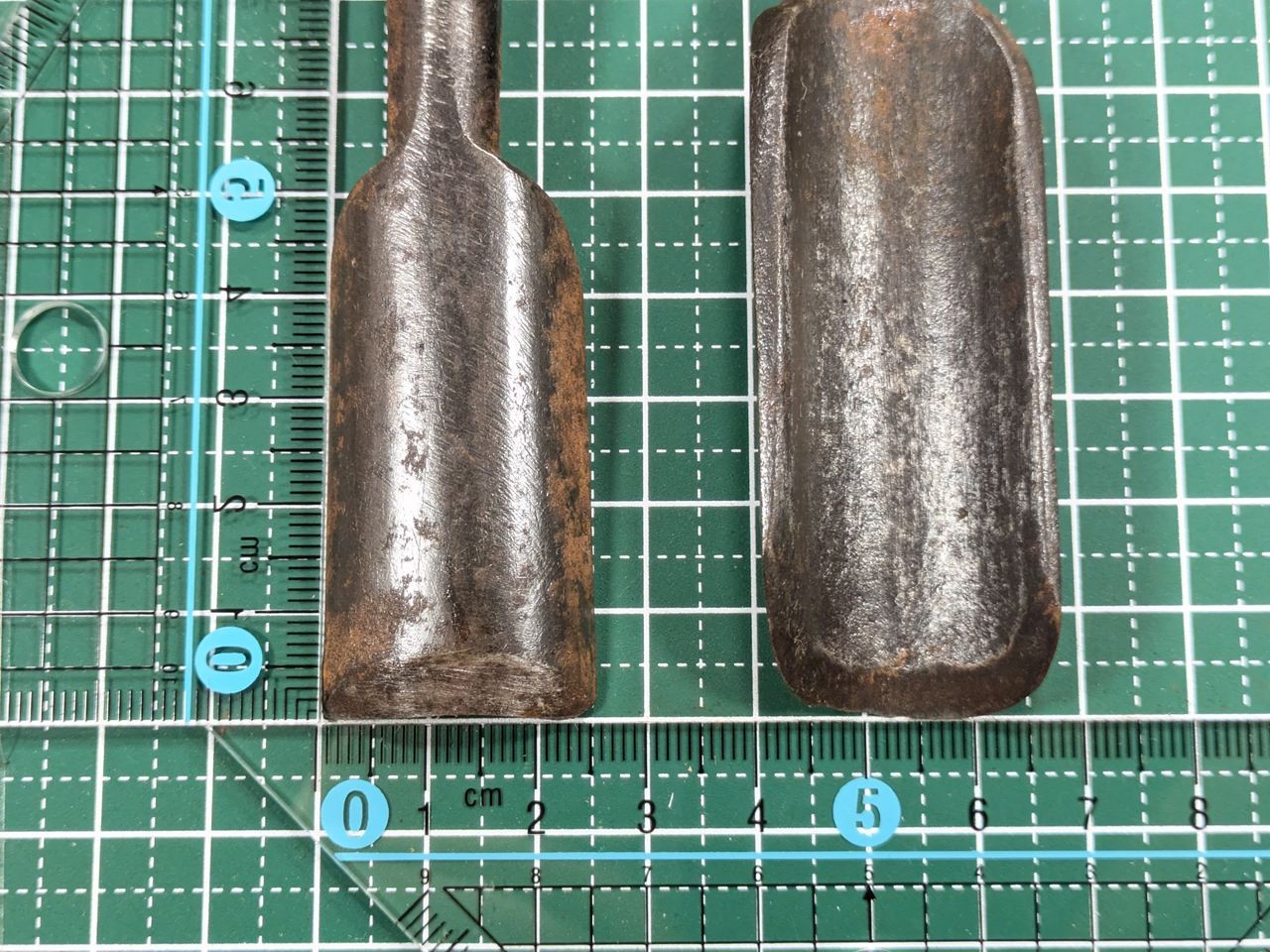 Japanese vintage chisel tataki Nomi Japan Signed Old 25.28.18.9.14mm LL986