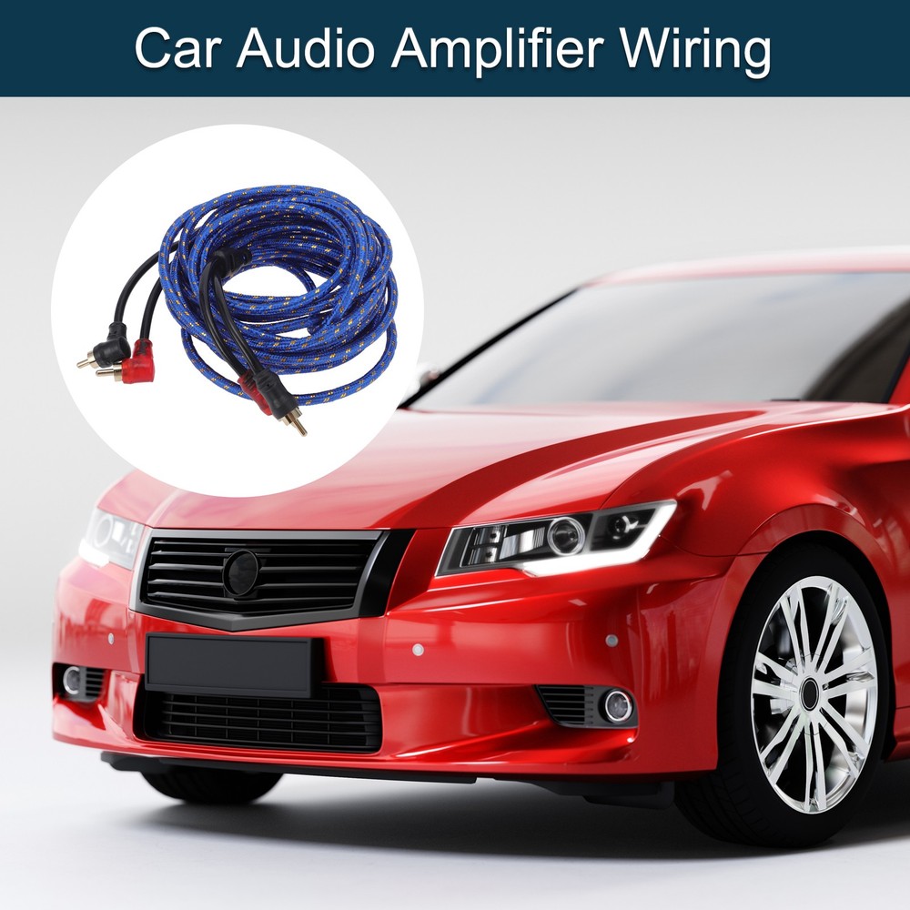 Car Audio Amplifier Wiring 5m 16.4ft Compatible Audio Complete Amplifier Wiring