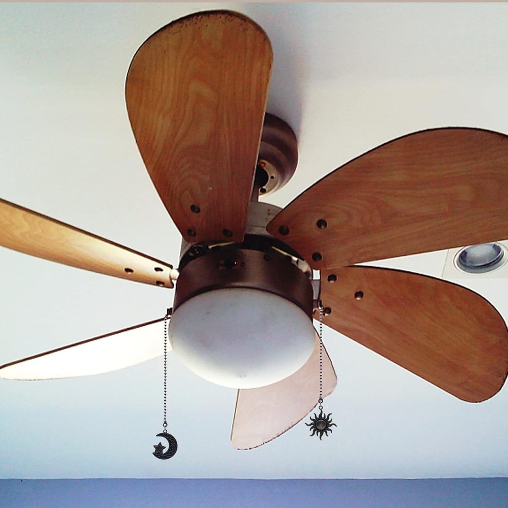 Ceiling Fan Pull Chain Set Decorative Totem Bohemia Pull Chain Pendant Extens...