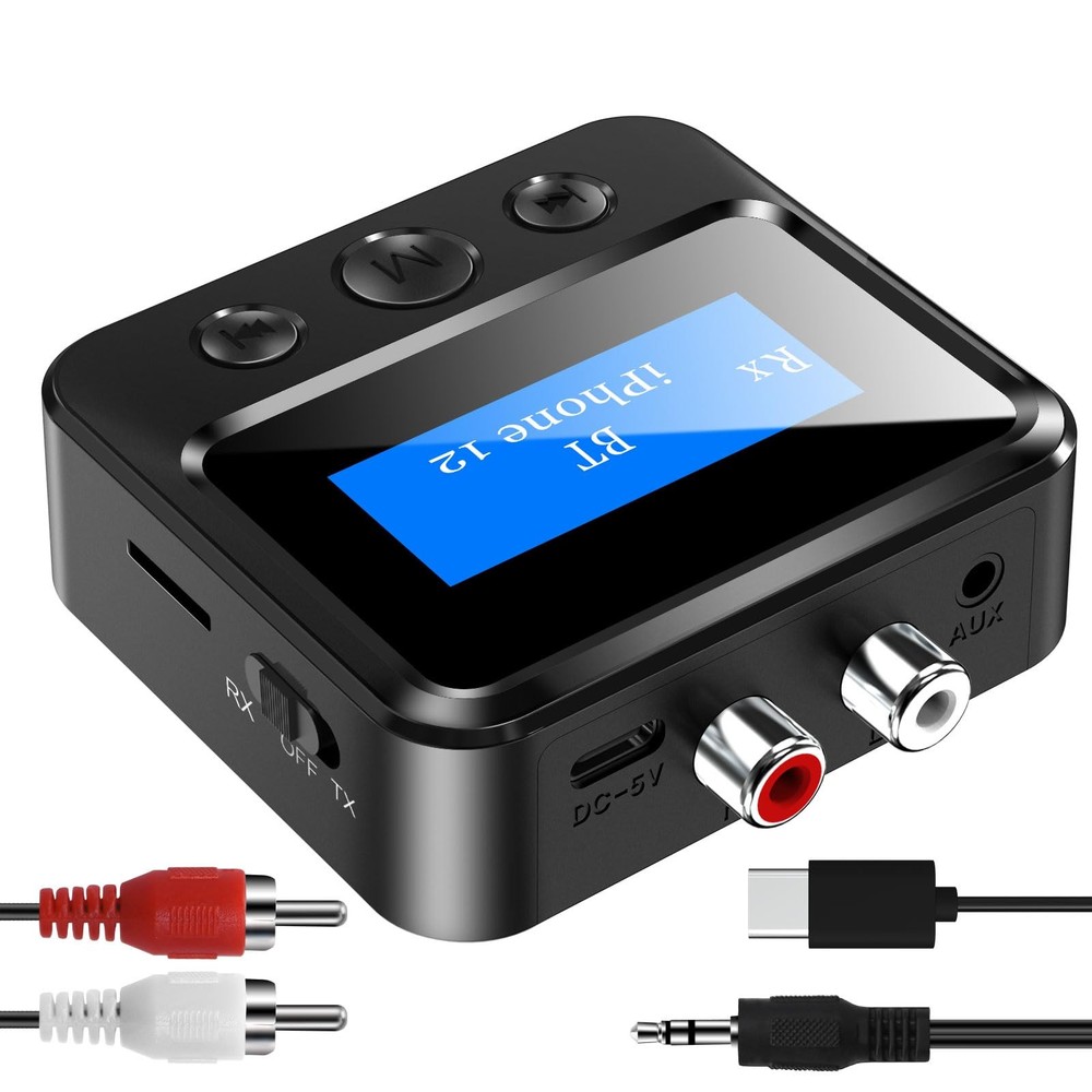 Bluetooth Transmitter & Receiver for TV Stereo Headphones PC Car