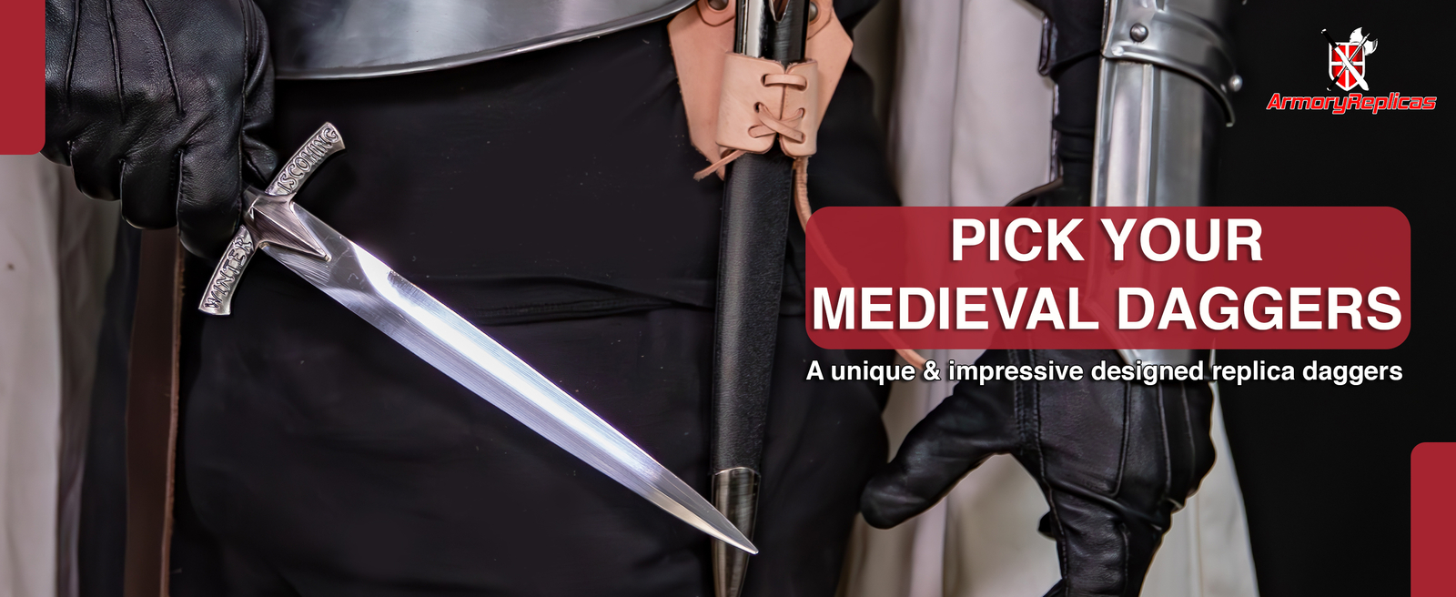 MEDIEVAL KNIGHT HISTORICAL TEMPLAR CEREMONIAL DAGGER COLLECTION W/ SCABBARD