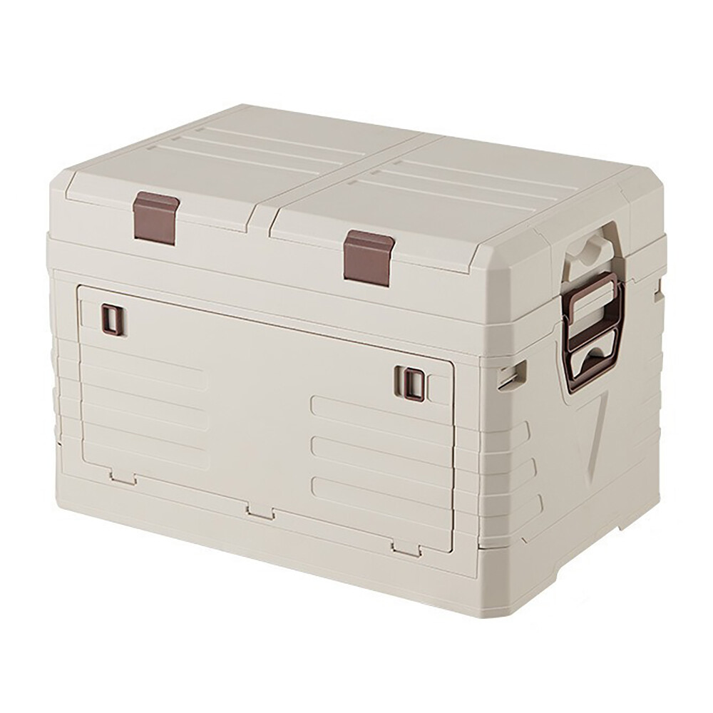 Aimisin 42 Liters Camping Outdoor Folding Storage Box with 2 Compartment Boxes