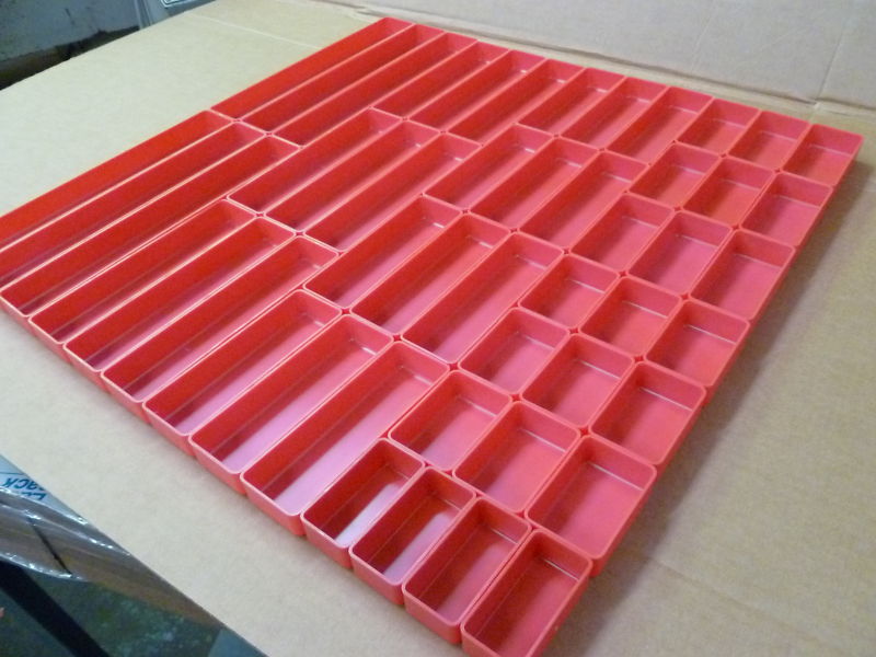 49 Plastic Boxes Drawer Accessory fit Lista Perf 1"deep
