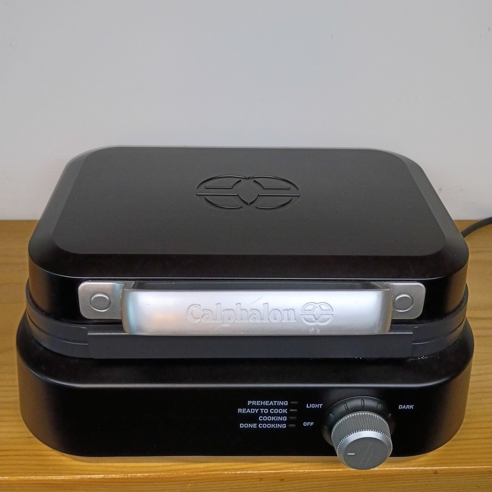 Calphalon Precision Control Waffle Maker CKCLWF3 Tested & Very Clean