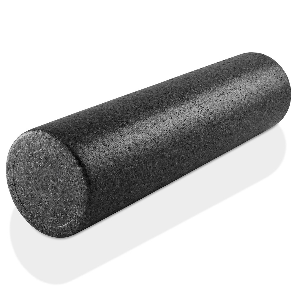 24" High-Density Foam Exercise Roller - Round Black