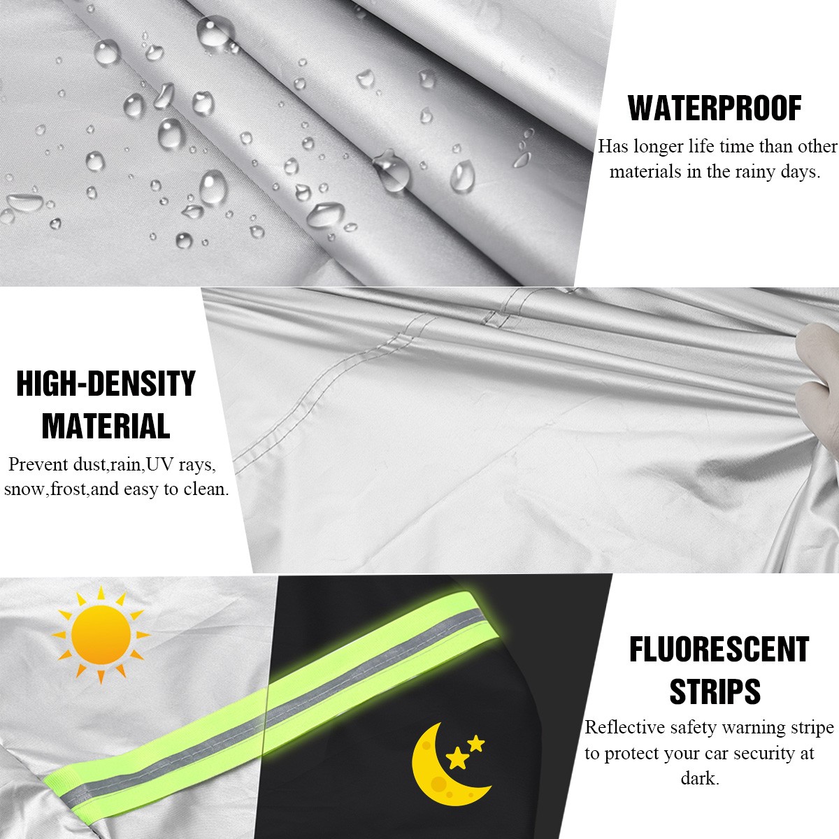 For Toyota Tacoma Pickup Truck Cover Waterproof UV Rain Dust Outdoor Protection