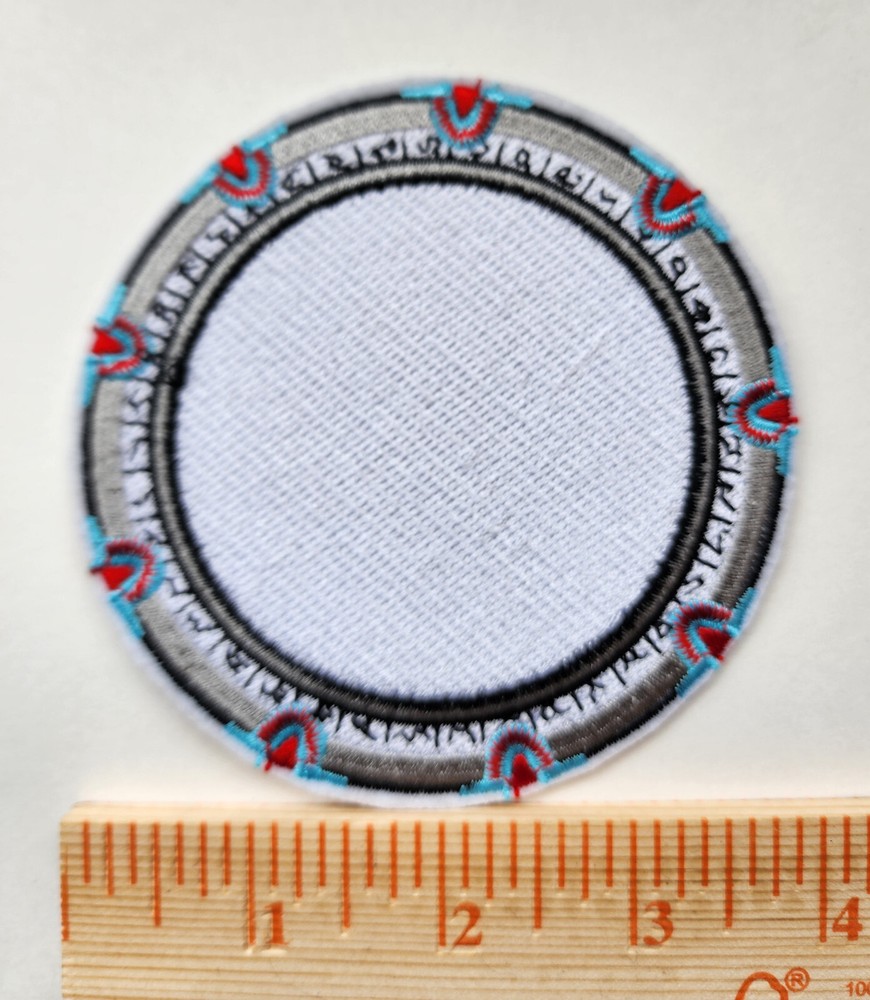 Iron On Embroidered Patch featuring the Stargate SG-1