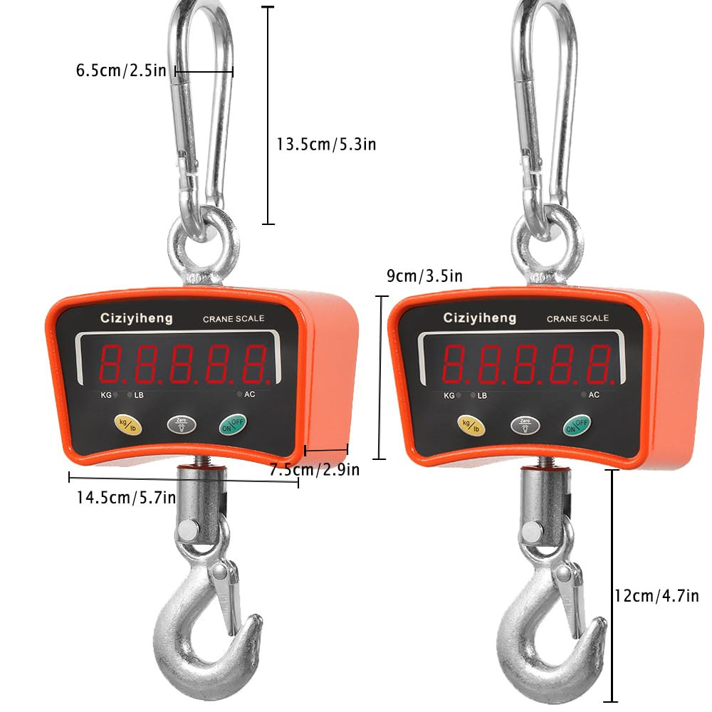 Digital Hanging Scale Industrial Crane Scale with Precision Sensor Suitable for