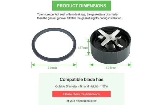 3PCS Gasket Seal Rings for NutriBullet 600W 900W Blender Replacement Parts