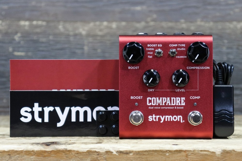 Strymon Compadre Dual Voice Compressor & Boost Analog VCA Circuits Effect Pedal
