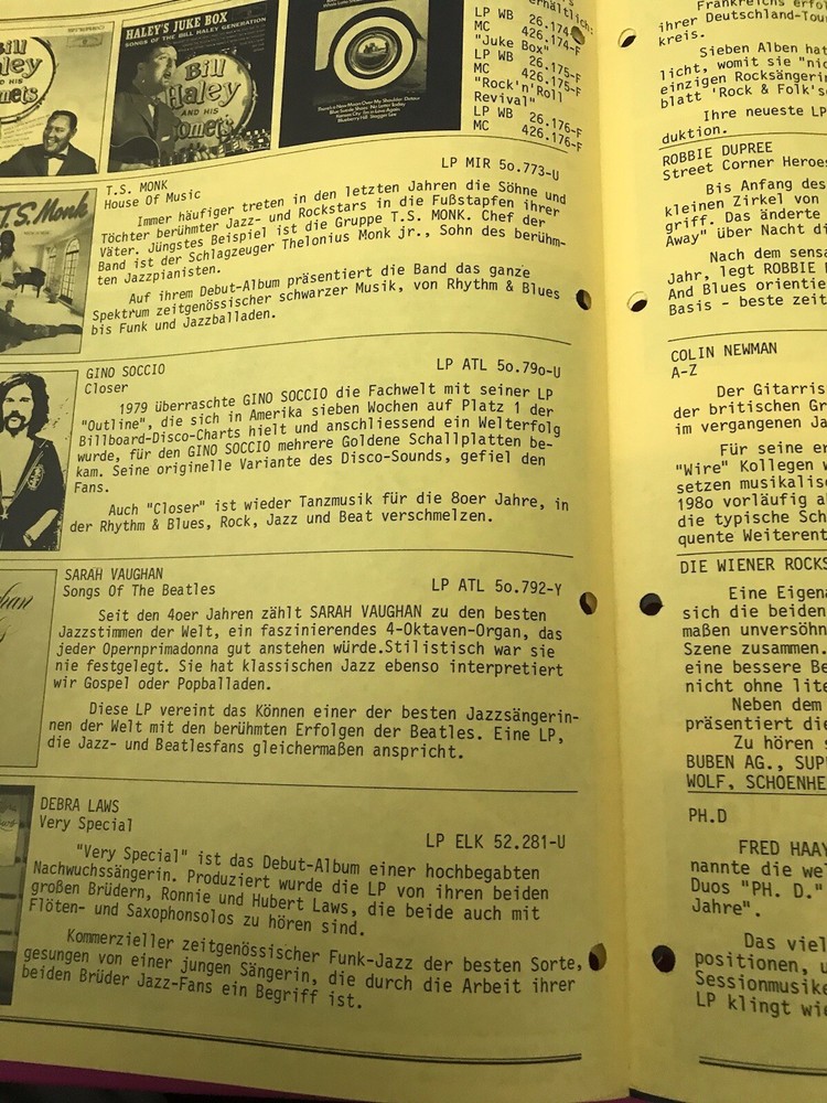 VAN HALEN 1981 Original FAIR WARNING Germany Warner Bros Co. Import Press