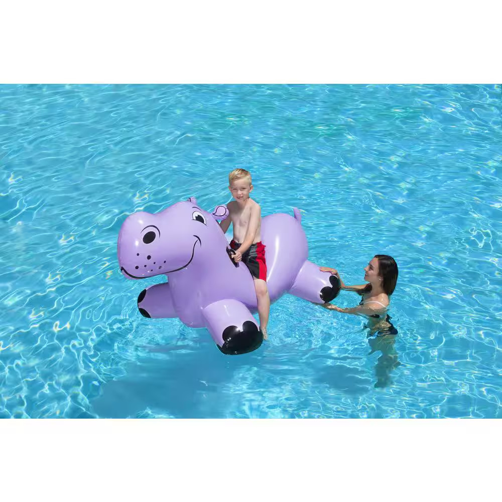Happy Hippo Swimming Pool Float Rider