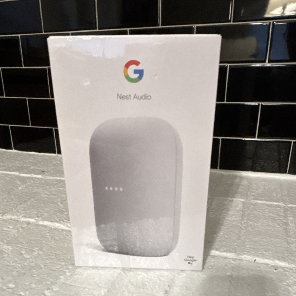 Google Nest Audio Smart Speaker Gray Wireless WiFi Google Assistant