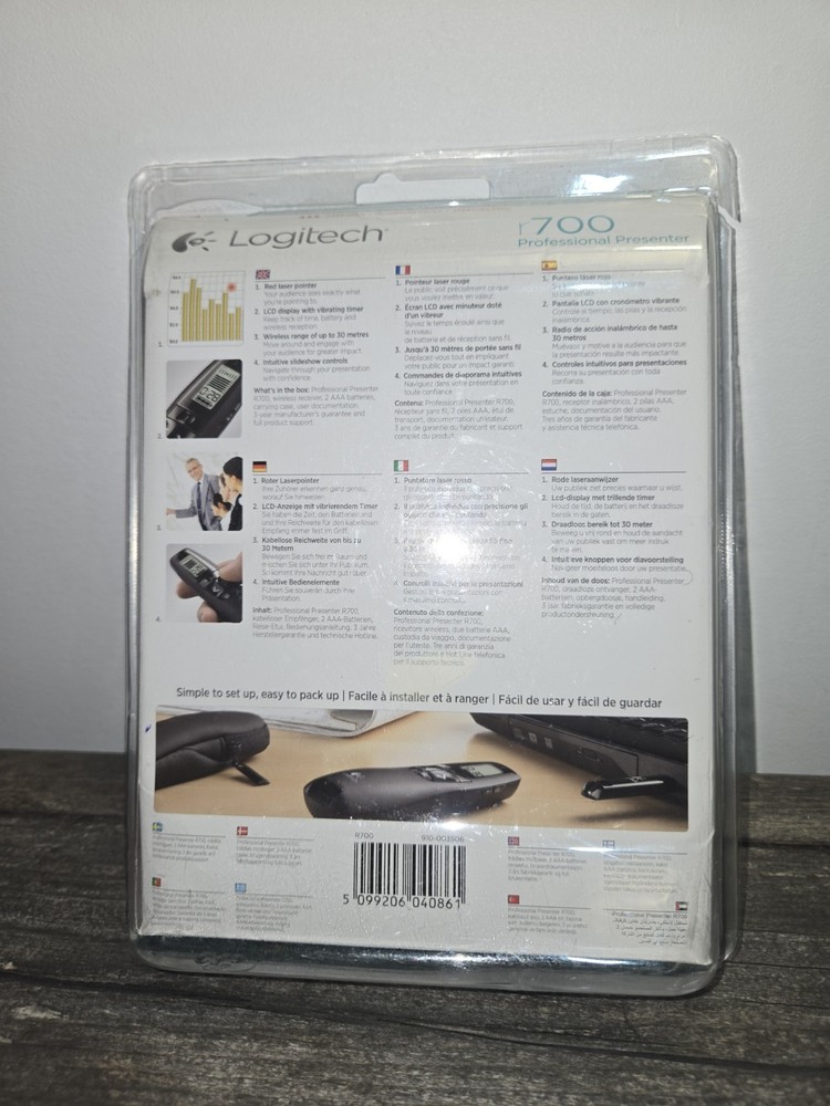 Logitech Professional Presenter Presentation Laser R700 Pointing 910-003506