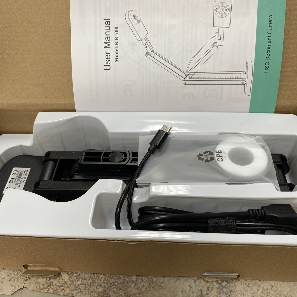 THUSTAR 8MP Document Camera & Webcam 4K with Dual Microphones, USB Visualise/g