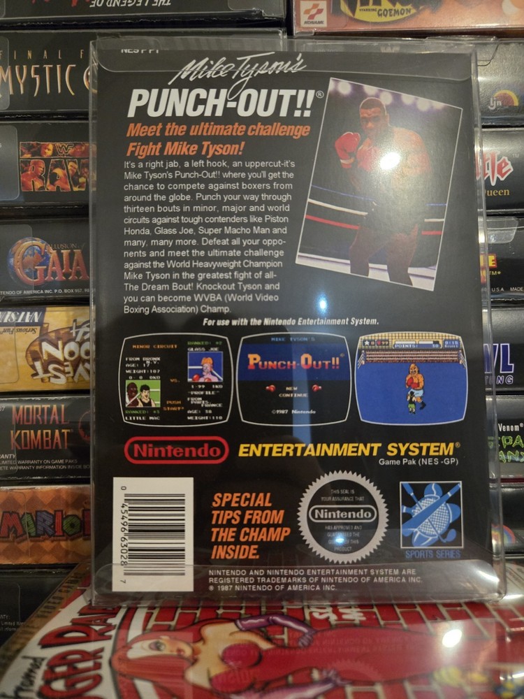 Mike Tyson's Punch-Out!! - Replacement Box READ DESCRIPTION