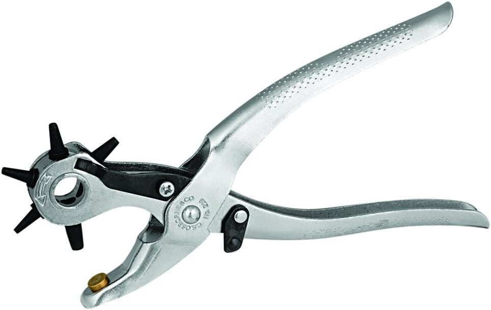C.S. Osborne Revolving Leather Hole Punch 6 Sizes