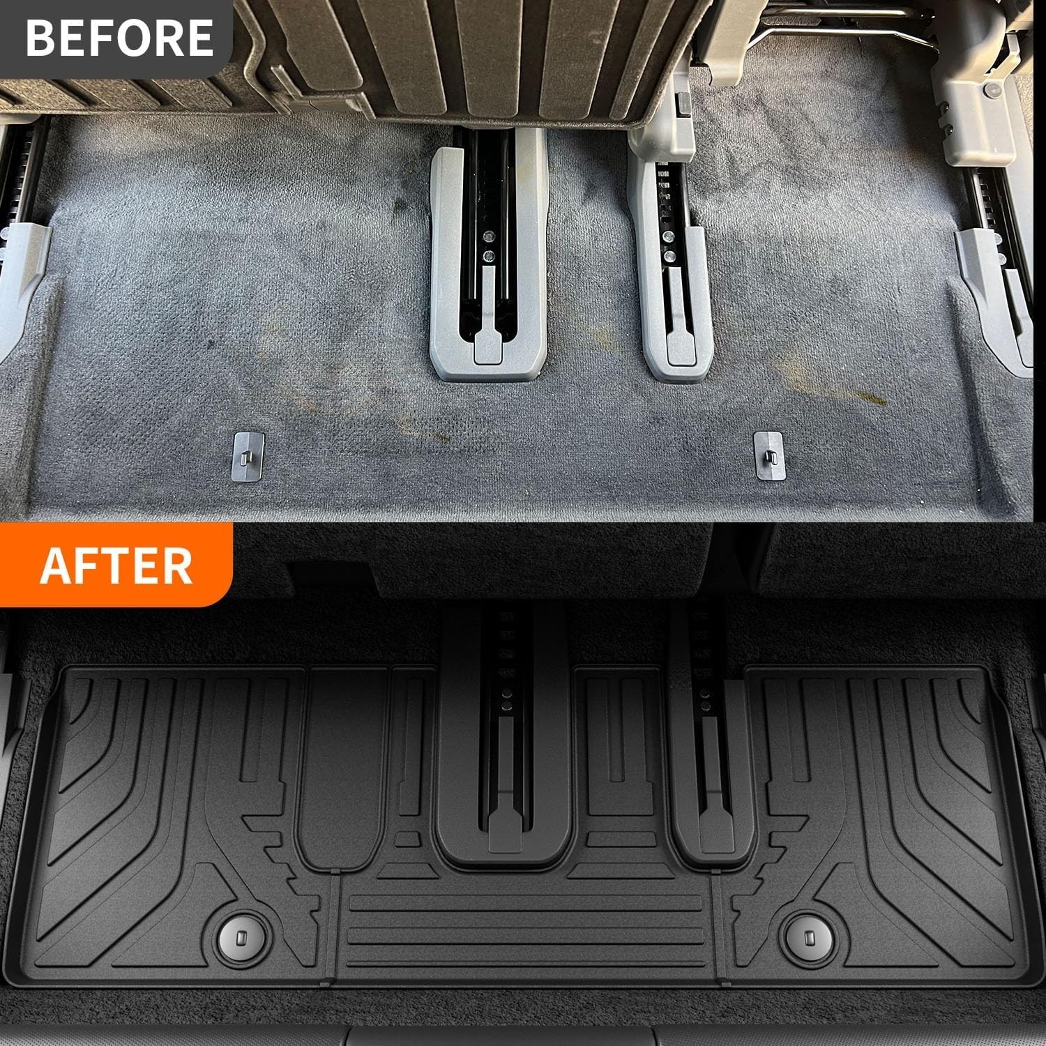 For 2024 2025 2026 Kia EV9 Floor Mat Cargo Mat Floor Liner Trunk Backrest Mats