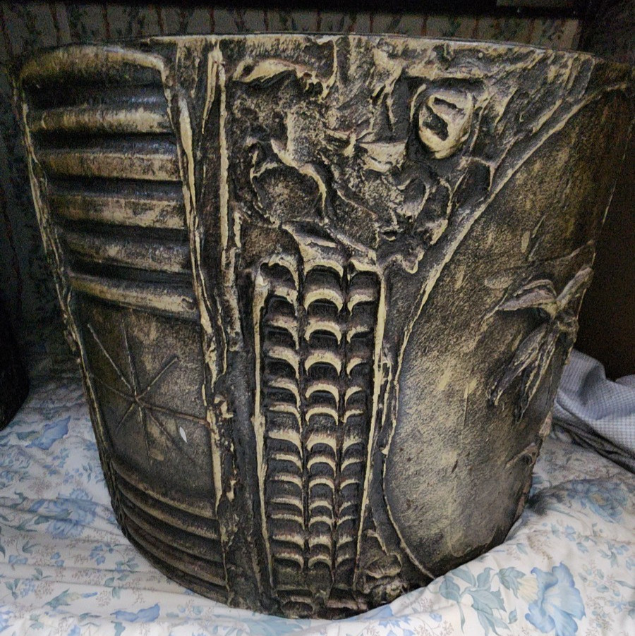 Adrian Pearsall Goop Brutalist drum table Mid Century