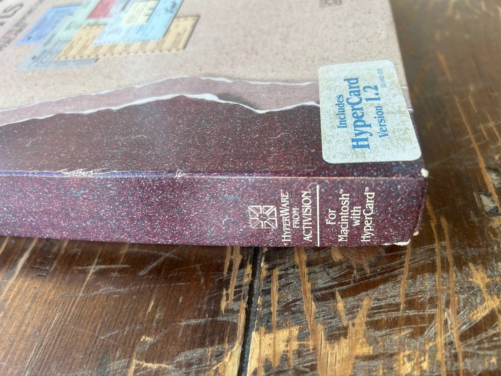 Reports 1.2 HyperCard Report Generator Macintosh Software Boxed