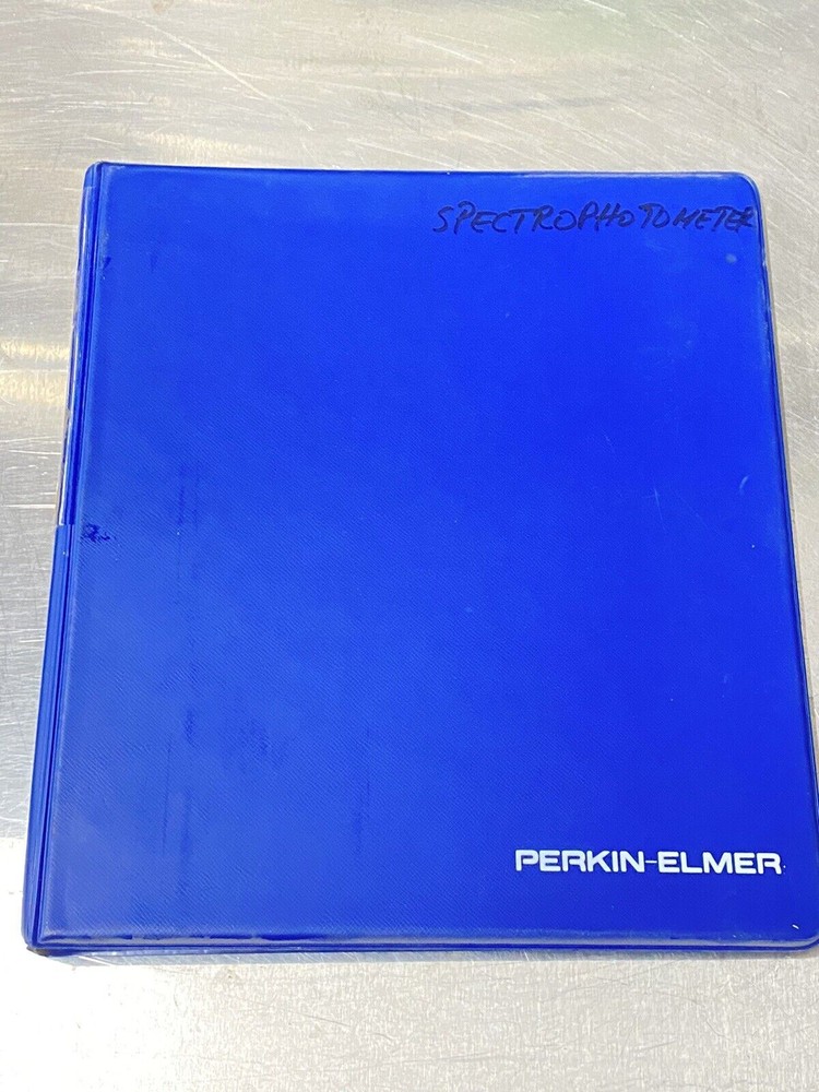 Perkin Elmer PE Lambda 3 Spectrophotometer UV Visible - Users Guide / Manual