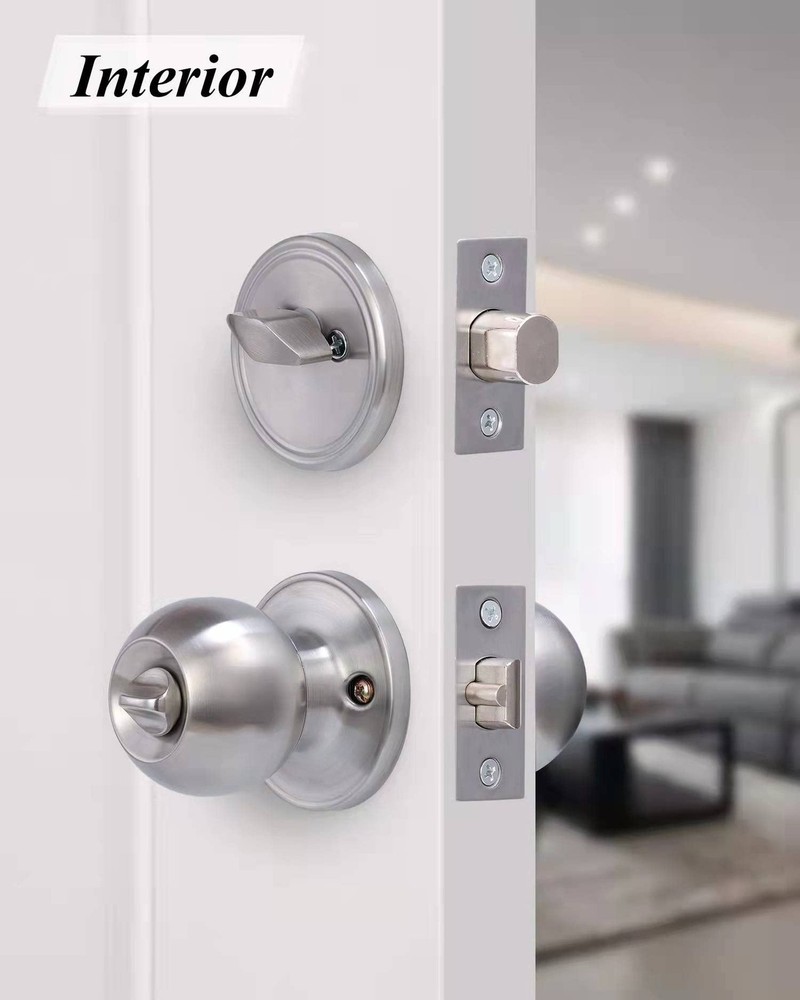 Lanwandeng All Keyed Same Entry 1 Pack, Deadbolt Lockset-Keyed Alike