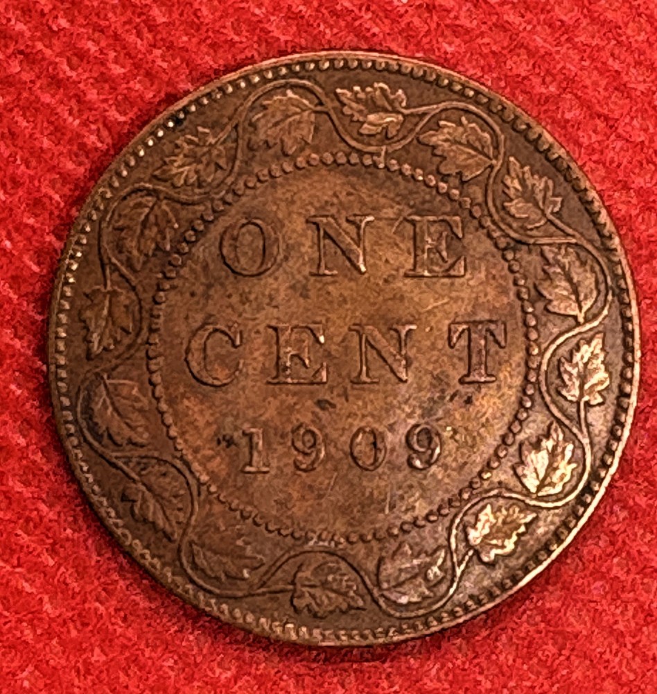 1909 CANADIAN LARGE CENT