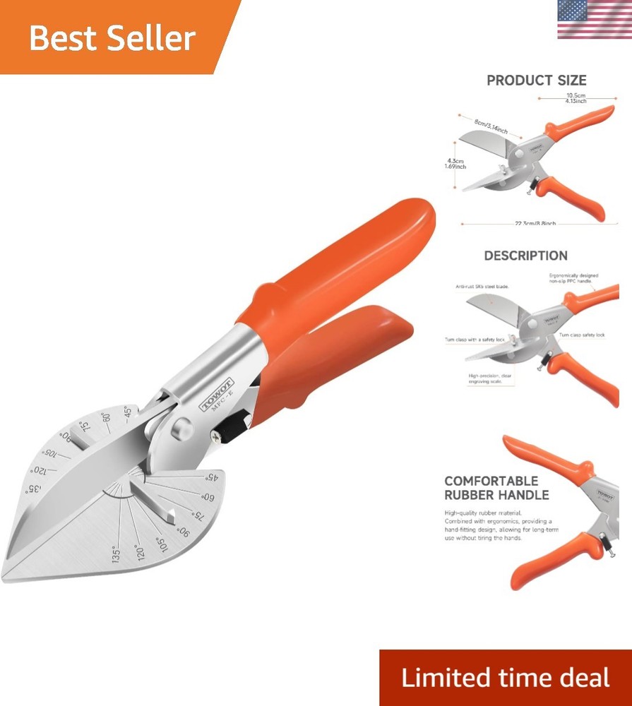 SharpMulti-Angle Miter Shear Cutter: Precision, Safety & Versatility