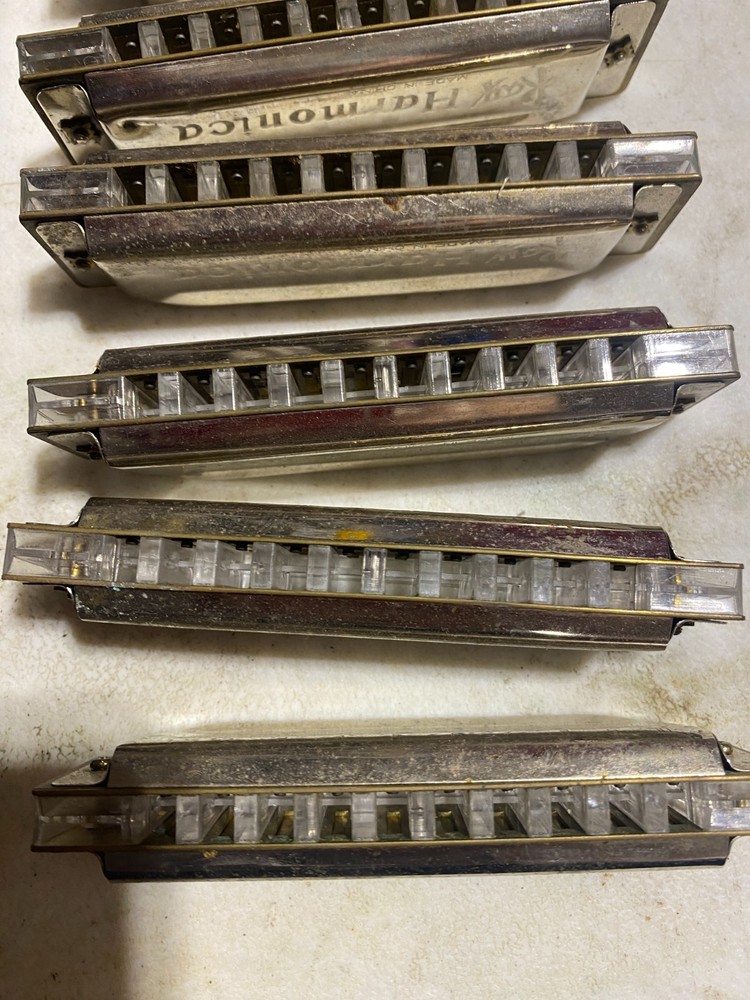 Kay Chicago Blues Harmonica 7 pc Set In Case