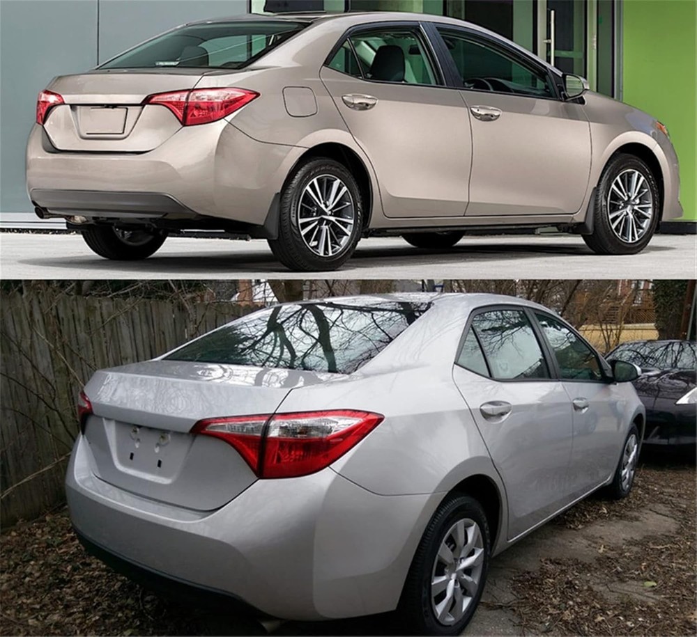 munirater Outer Right Tail Light Assembly Replacement for Corolla OE-Style 2014-