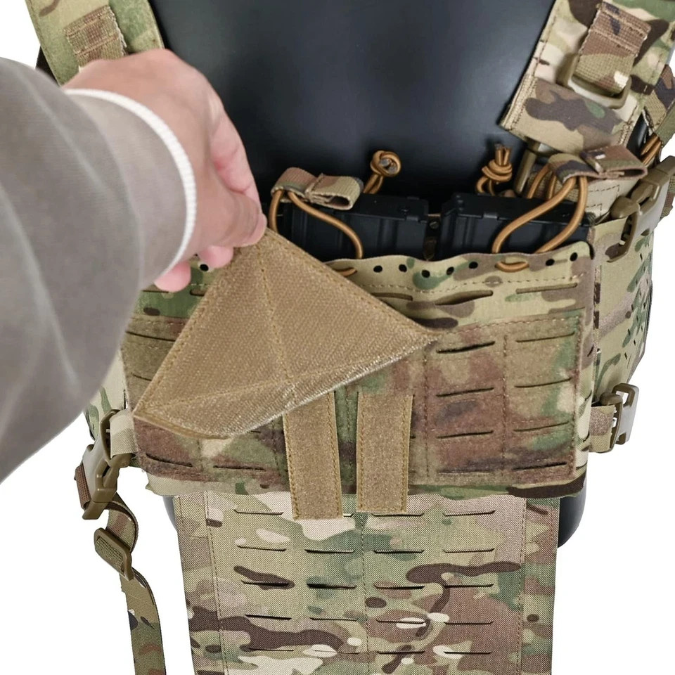 Molle Patch Panel,Hook&Loop Adapter Panel for Patch Badges,Tactical Molle Hook a