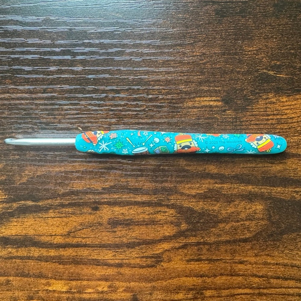 *NEW* The Woobles Hazel the Nutcracker Glitter Crochet Hook - Never Used