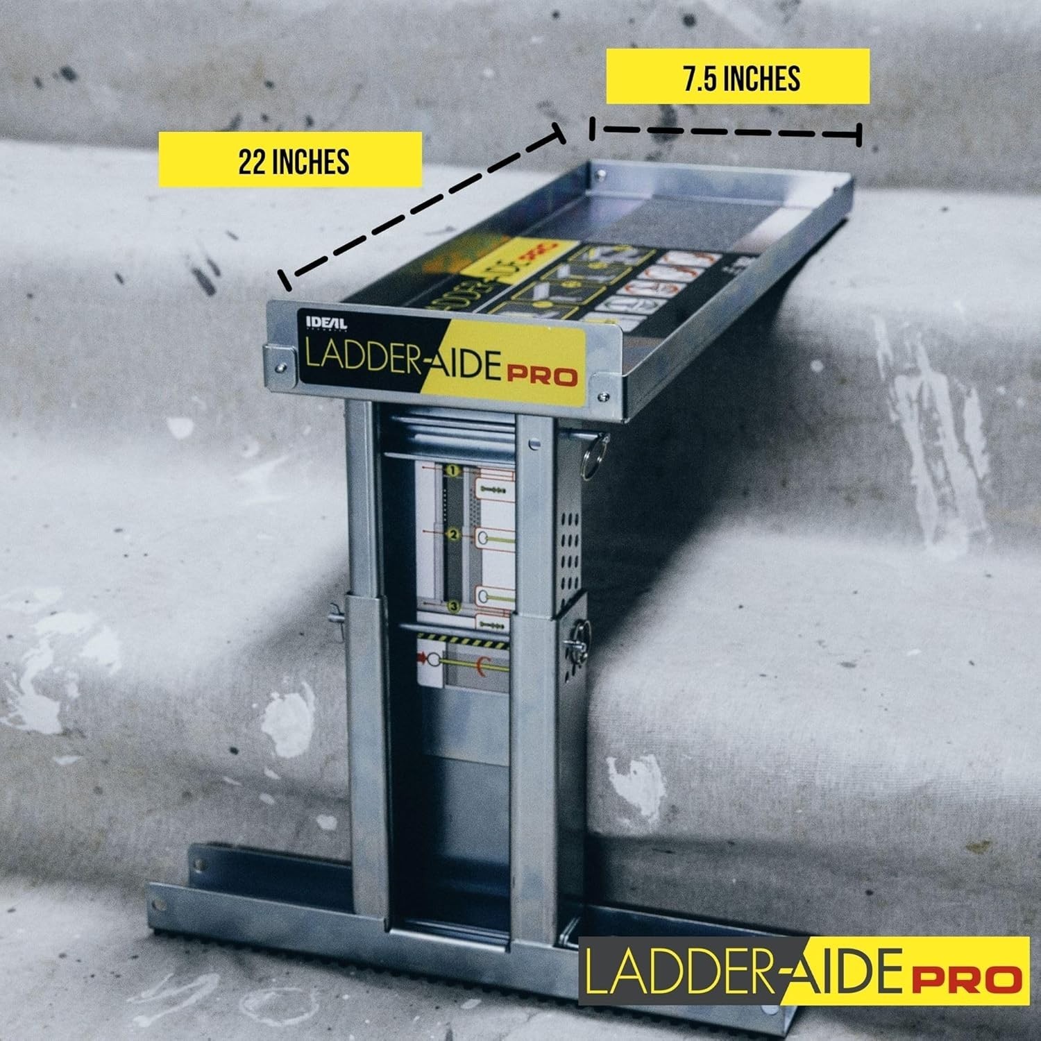 Ladder Extender and Stabilizer for Single and Extension Ladders, Easy Setup