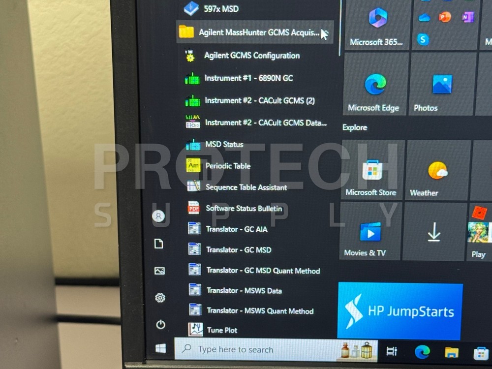 Agilent MassHunter Workstation Qualitative Analysis Software Loaded PC