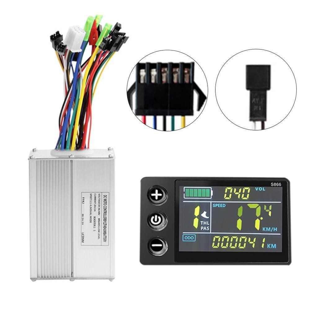 eBike Upgrade Conversion Kit with S866 Display and Efficient Brushless Control